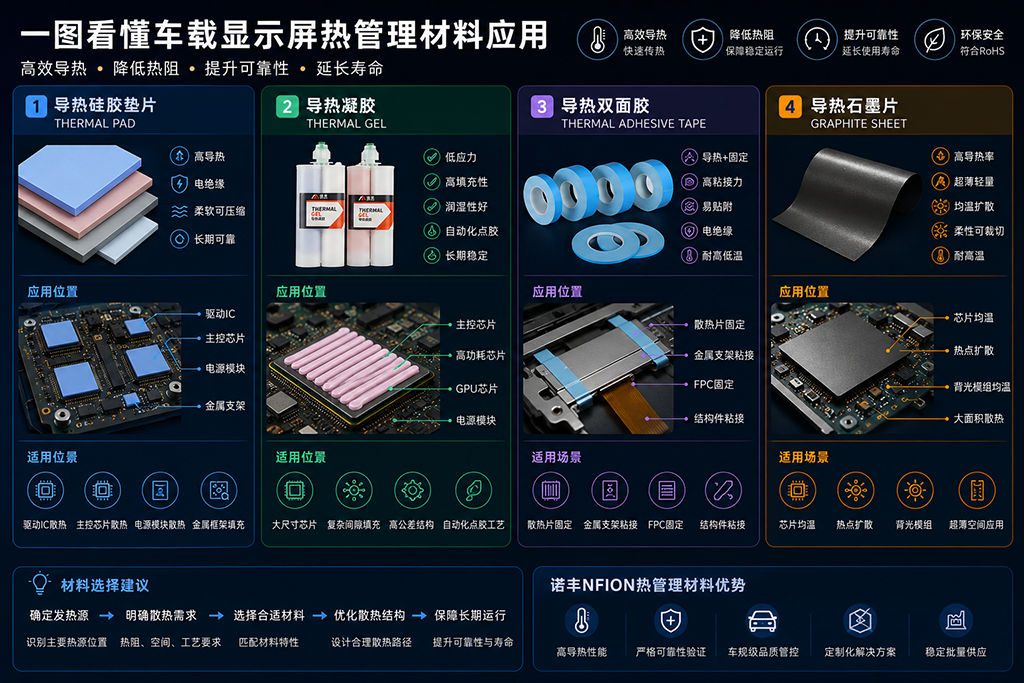 热管理材料应用示意图 热管理材料应用示意图