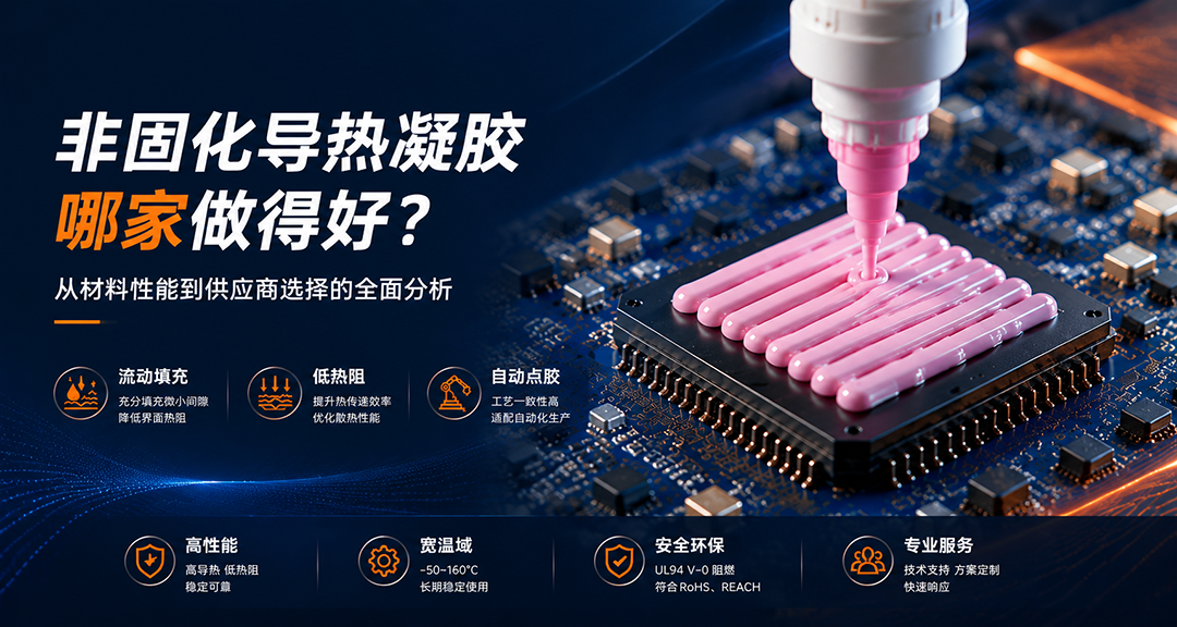 非固化导热凝胶哪家做得好?从材料性能到供应商选择的全面分析 非固化导热凝胶哪家做得好?从材料性能到供应商选择的全面分析