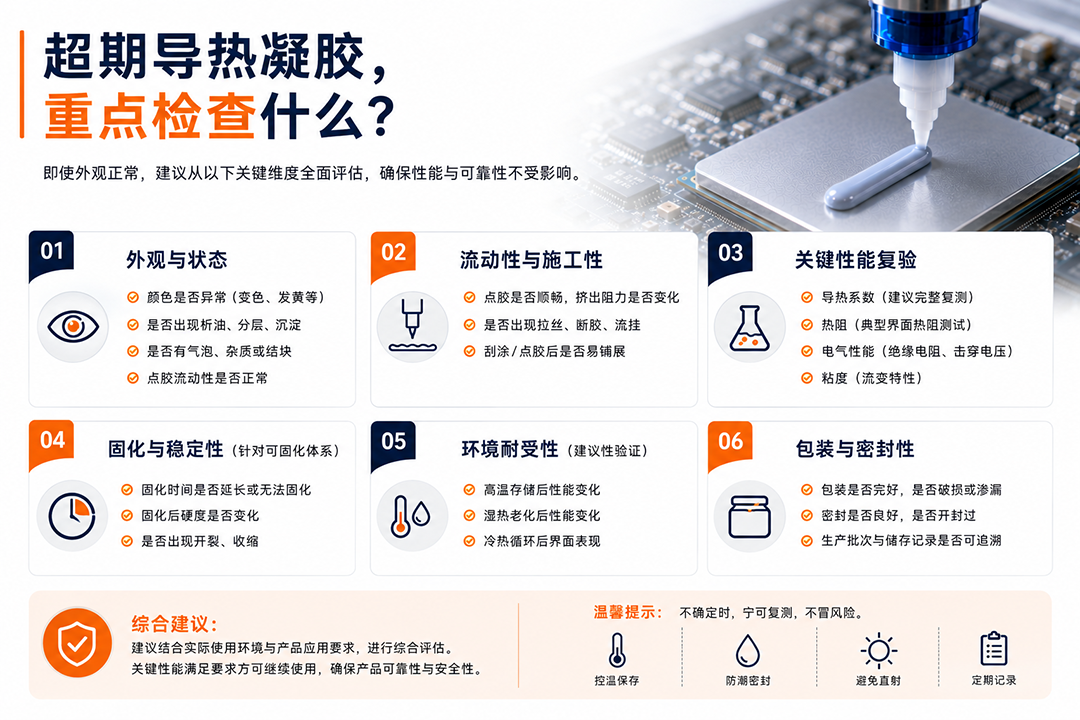 超期导热凝胶重点检查什么? 超期导热凝胶重点检查什么?