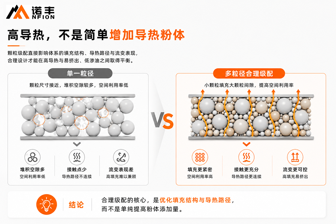 高导热,不是简单增加导热粉体 高导热,不是简单增加导热粉体