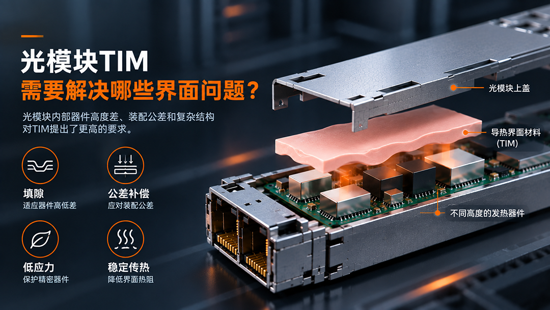 光模块TIM界面问题示意-器件高度差Gap装配公差与低应力填隙 光模块TIM界面问题示意-器件高度差Gap装配公差与低应力填隙