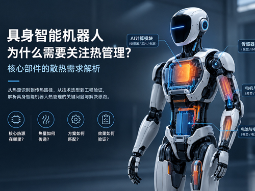 具身智能机器人为什么需要关注热管理？核心部件的散热需求解析